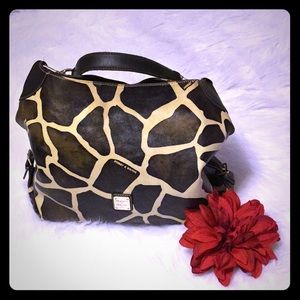 Dooney&Bourke Giraffe Print Shoulder Bag